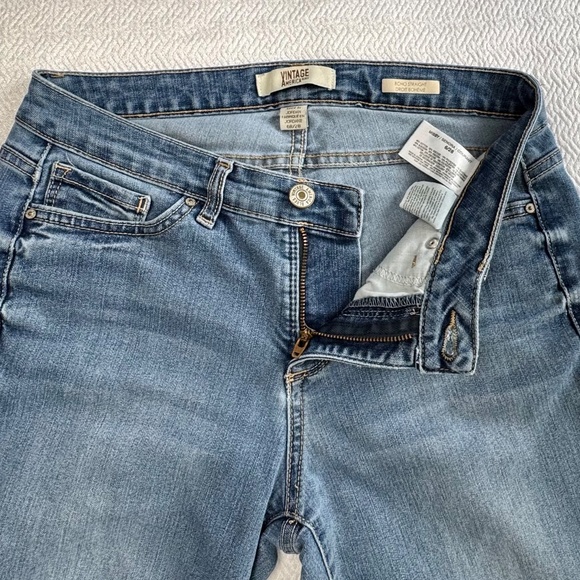 Vintage American Boho Straight Light Blue Jeans, Women's Size 28 L32 - Picture 5 of 8